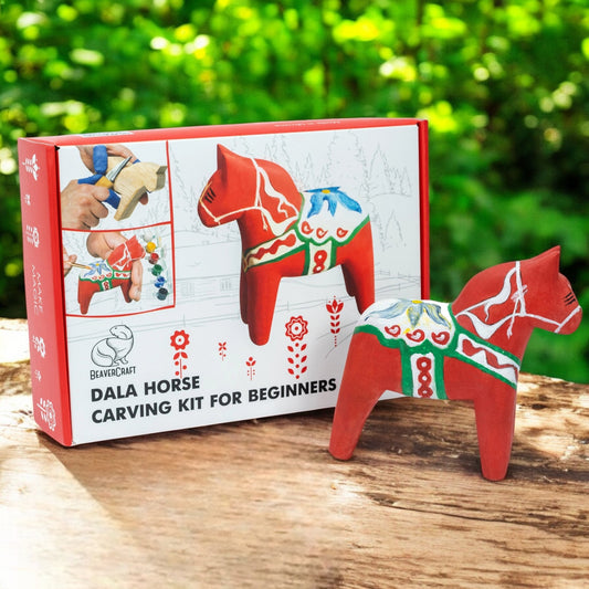 BEAVERCRAFT® Tálgunarsett hestur