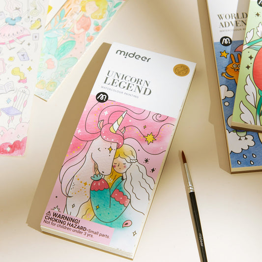 Mideer® Vatnsmálingabók Einhyrningurinn