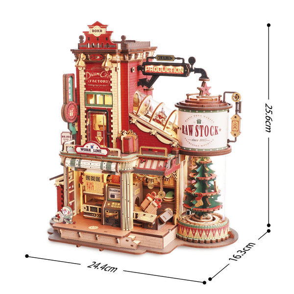 ROLIFE® Þrívíddar viðarpúsl - Dream Gift Factory