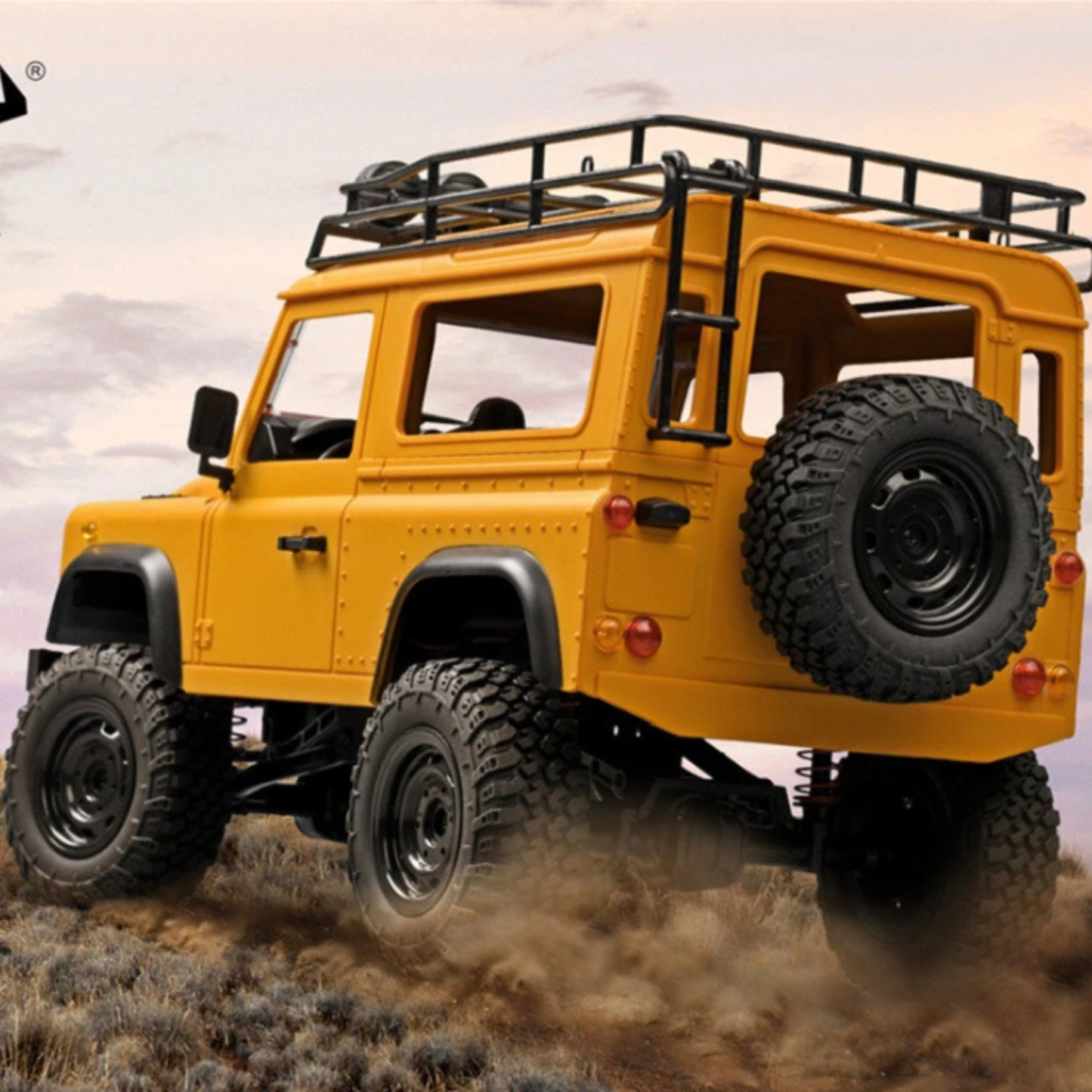 Fjarstýrður Landrover Defender 1:12