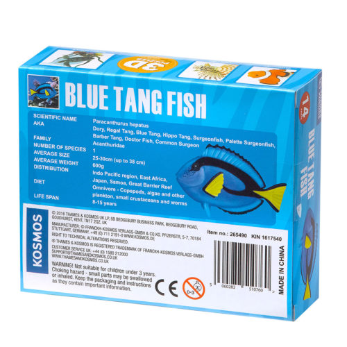 3D Púsl Blár Tang