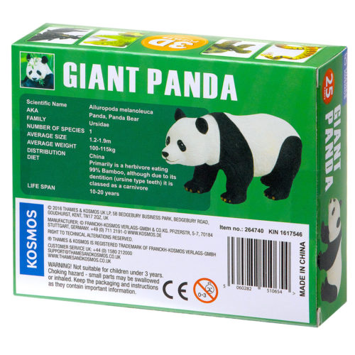 3D Púsl Risa Panda
