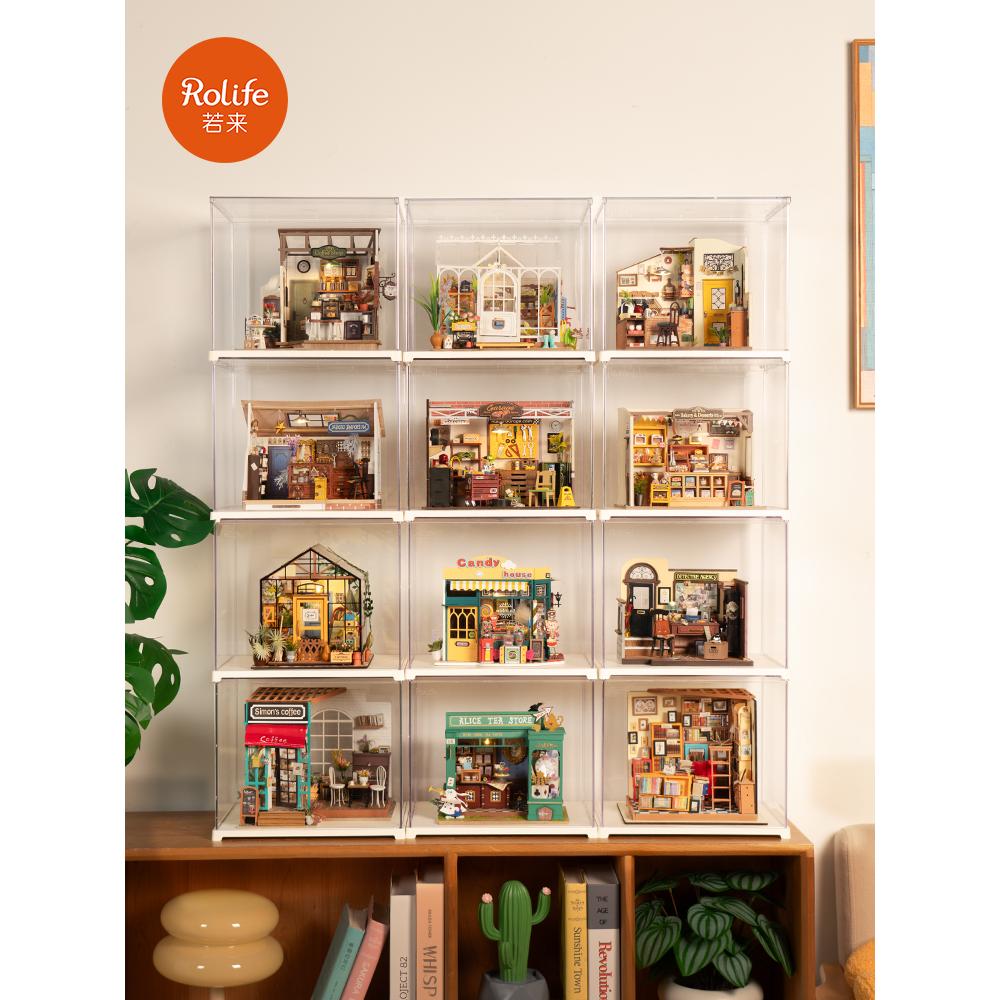 ROLIFE® Miniature House Display Box – Rykhula / Sýningarkassi