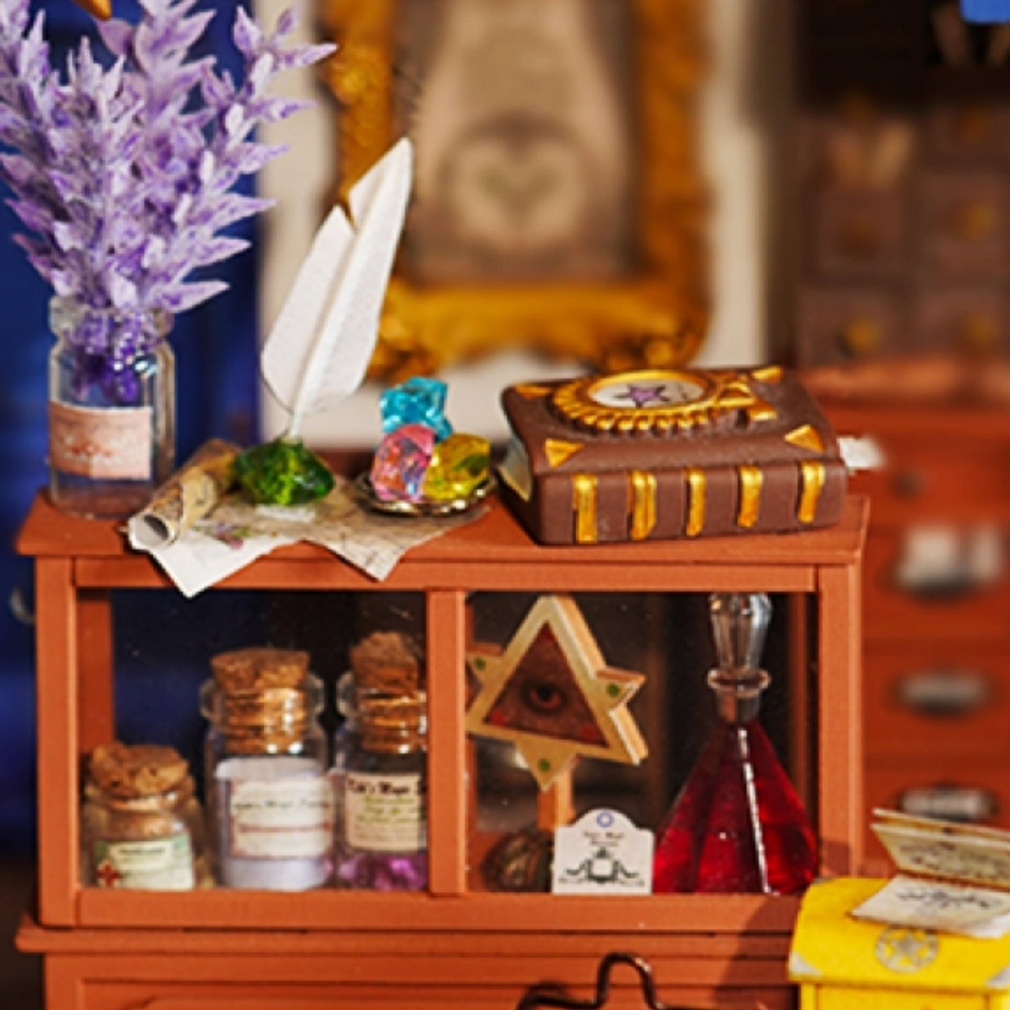 ROLIFE® Þrívíddar viðarpúsl - Kiki's Magic Emporium