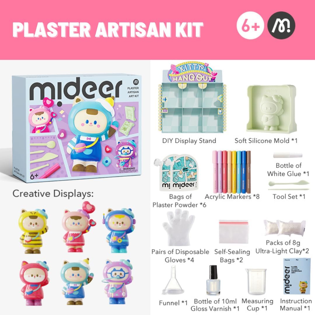 Mideer® Föndraðu úr gifs