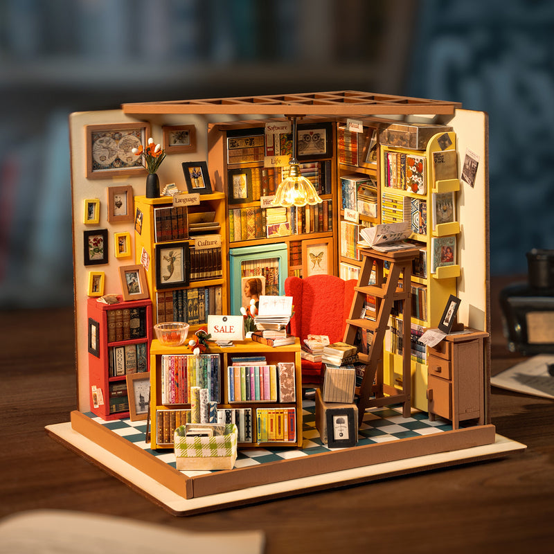 ROLIFE® Þrívíddar viðarpúsl - Sam's Study (DG102)