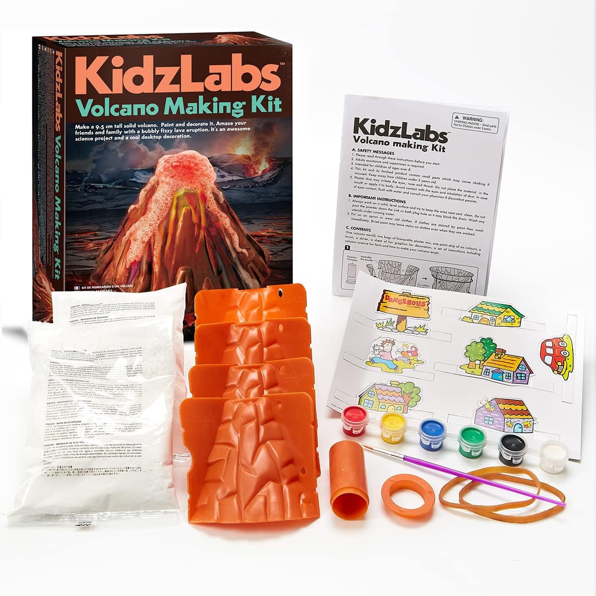 KidzLabs® Eldfjalla tilraunarsett