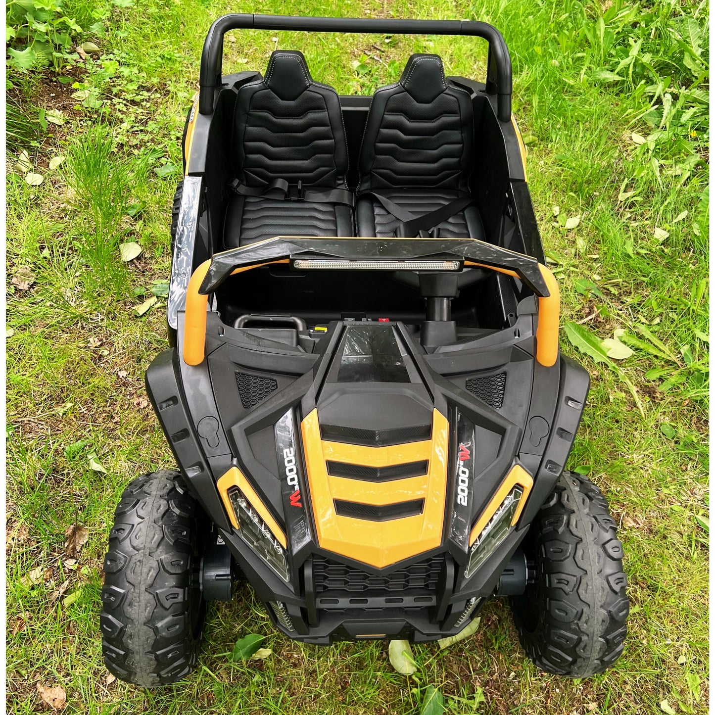 Rafmagnsbuggy Fyrir Krakka - Alvöru Fjórhjóladrif (Gull)