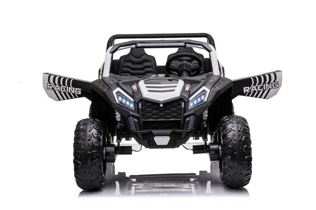 Rafmagnsbuggy Fyrir Krakka - Alvöru Fjórhjóladrif (Hvítur)
