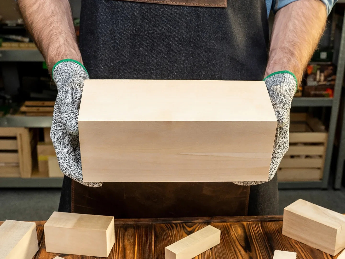 BEAVERCRAFT® BW1 Large – Stór útskurðarviður úr Basswood