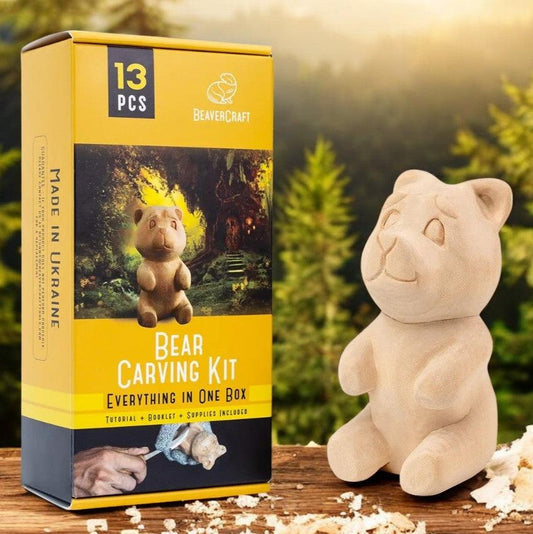 BEAVERCRAFT® Tálgunarsett Björn