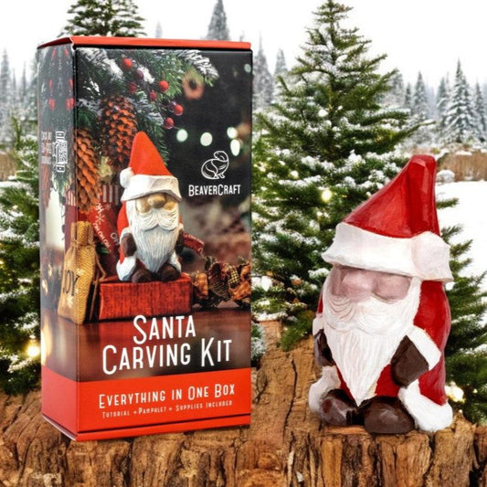 BEAVERCRAFT® Tálgunarsett Jólasveinn