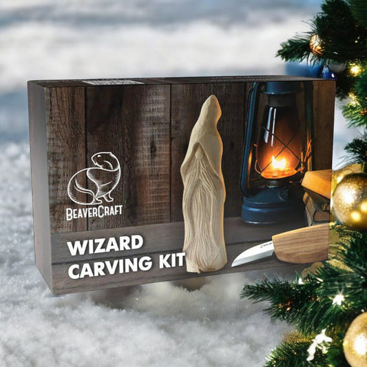 BEAVERCRAFT® Tálgunarsett Galdrakarl