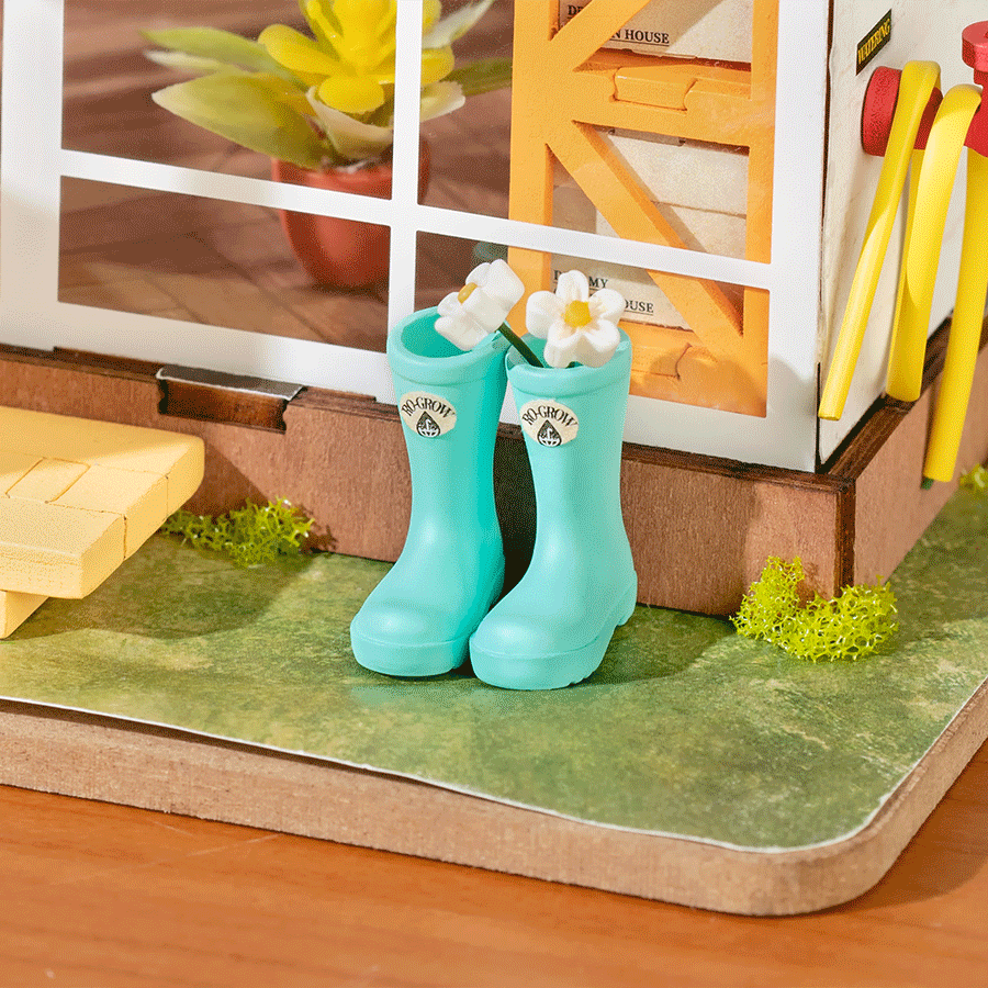 ROLIFE® Þrívíddar viðarpúsl - Dreamy Garden House (DG163)