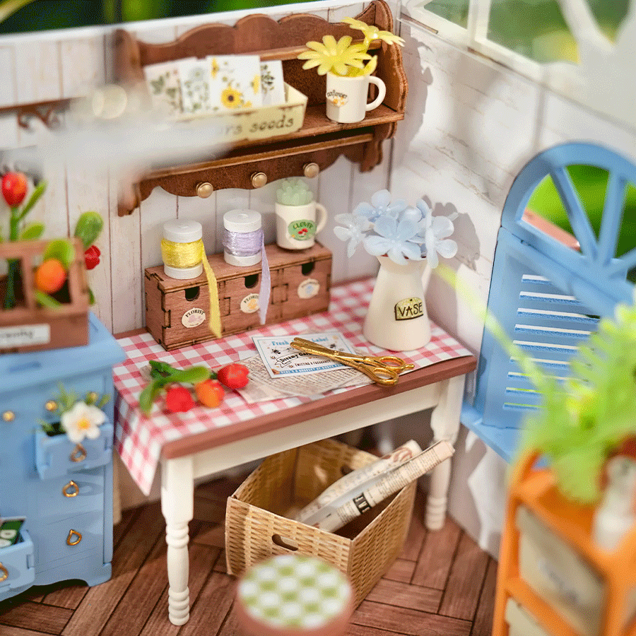 ROLIFE® Þrívíddar viðarpúsl - Dreamy Garden House (DG163)