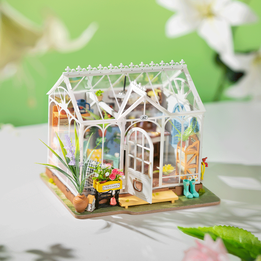 ROLIFE® Þrívíddar viðarpúsl - Dreamy Garden House (DG163)