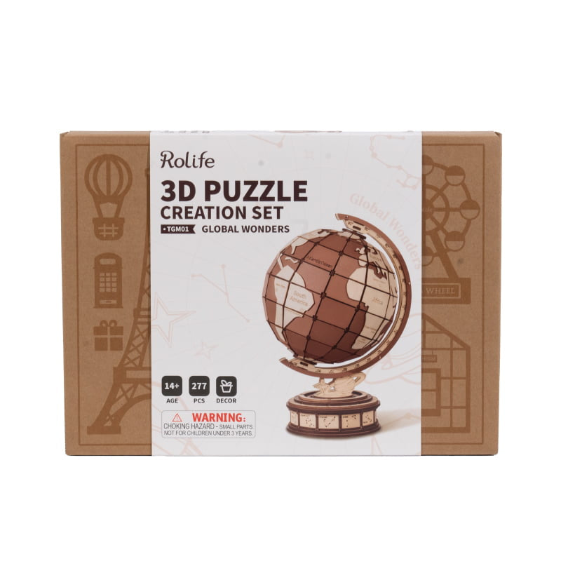ROLIFE® Þrívíddar viðarpúsl - Global Wonders TGM01