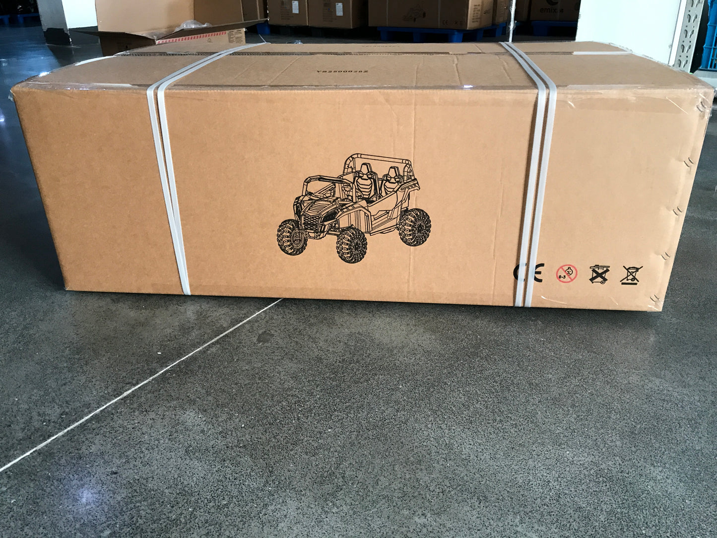 Rafmagnsbuggy Fyrir Krakka - Alvöru Fjórhjóladrif (Hvítur)