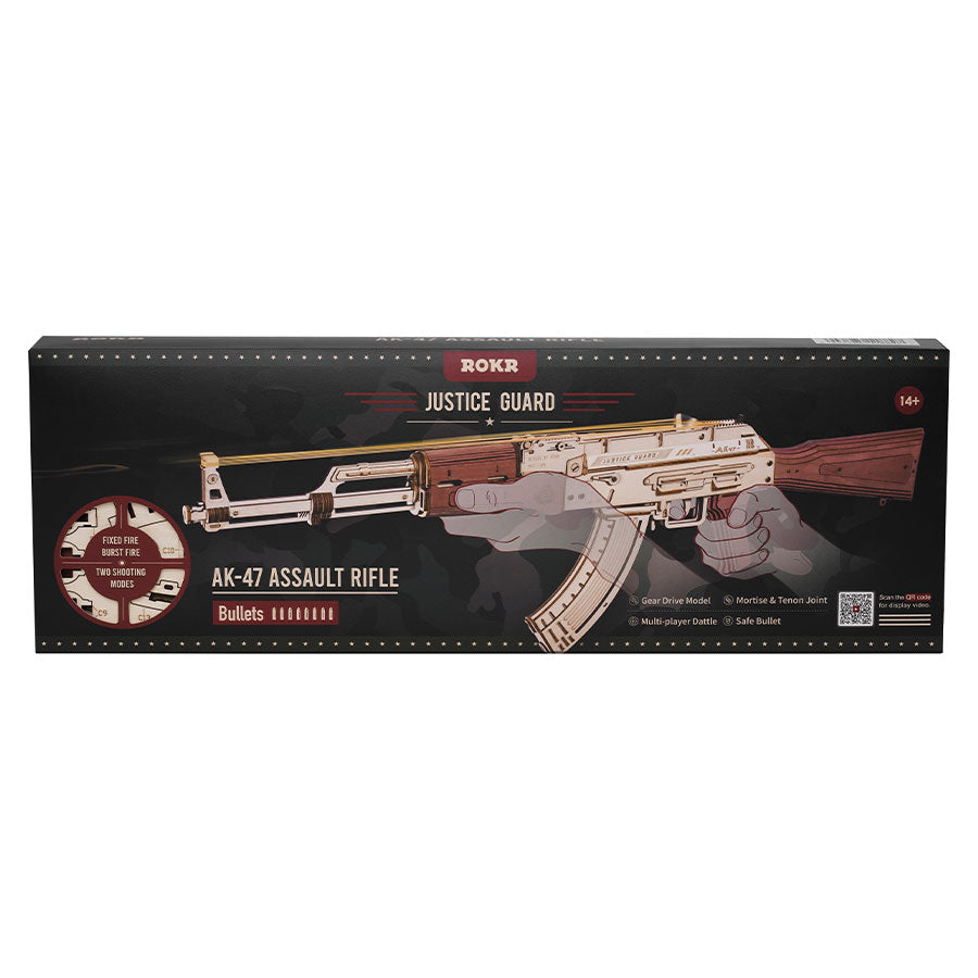 ROLIFE® Þrívíddar viðarpúsl - AK-47 (teygjubyssa)