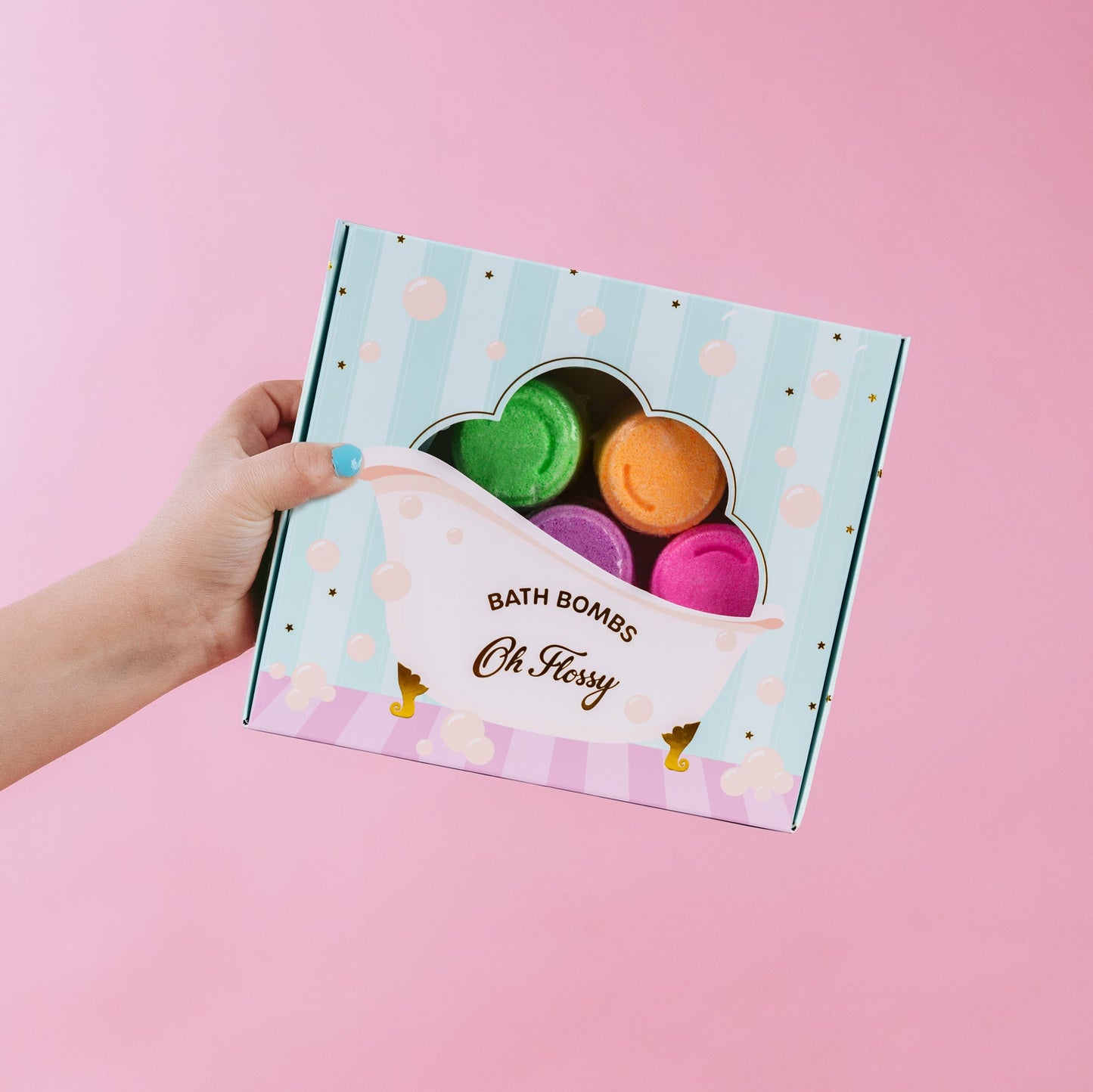 OhFlossy® Litlar baðbombur fyrir börn