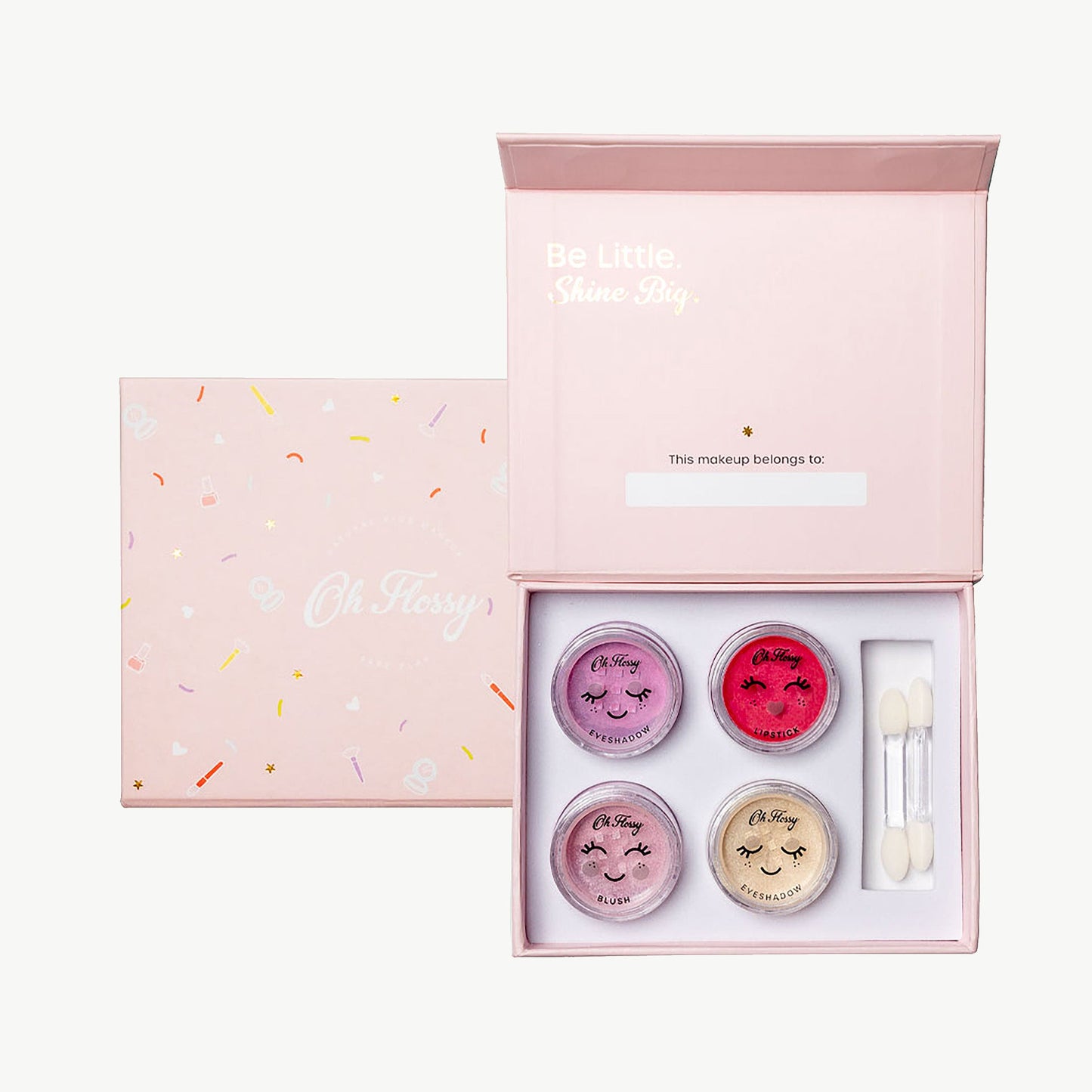 OhFlossy® Barna Makeup Sett - Lítið