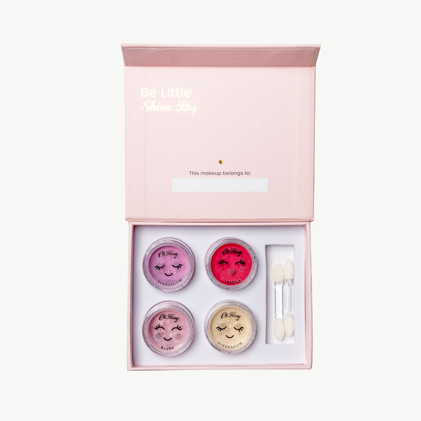 OhFlossy® Barna Makeup Sett - Lítið