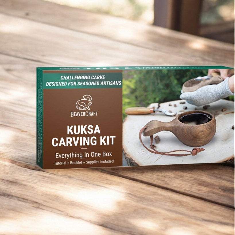 BEAVERCRAFT® Tálgurnarsett Kuksa
