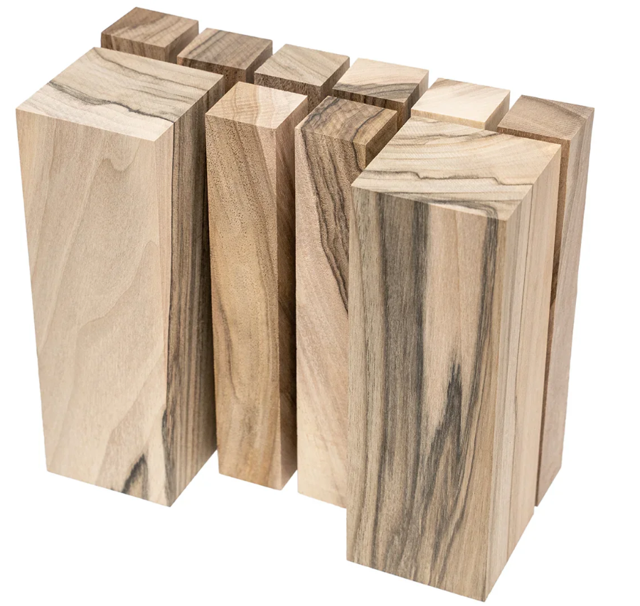 BEAVERCRAFT® BW10 - Viðarkubbar úr evrópskri hnotu, 10 stk