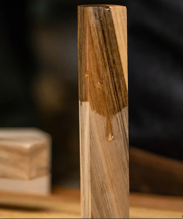 BEAVERCRAFT® BW10 - Viðarkubbar úr evrópskri hnotu, 10 stk