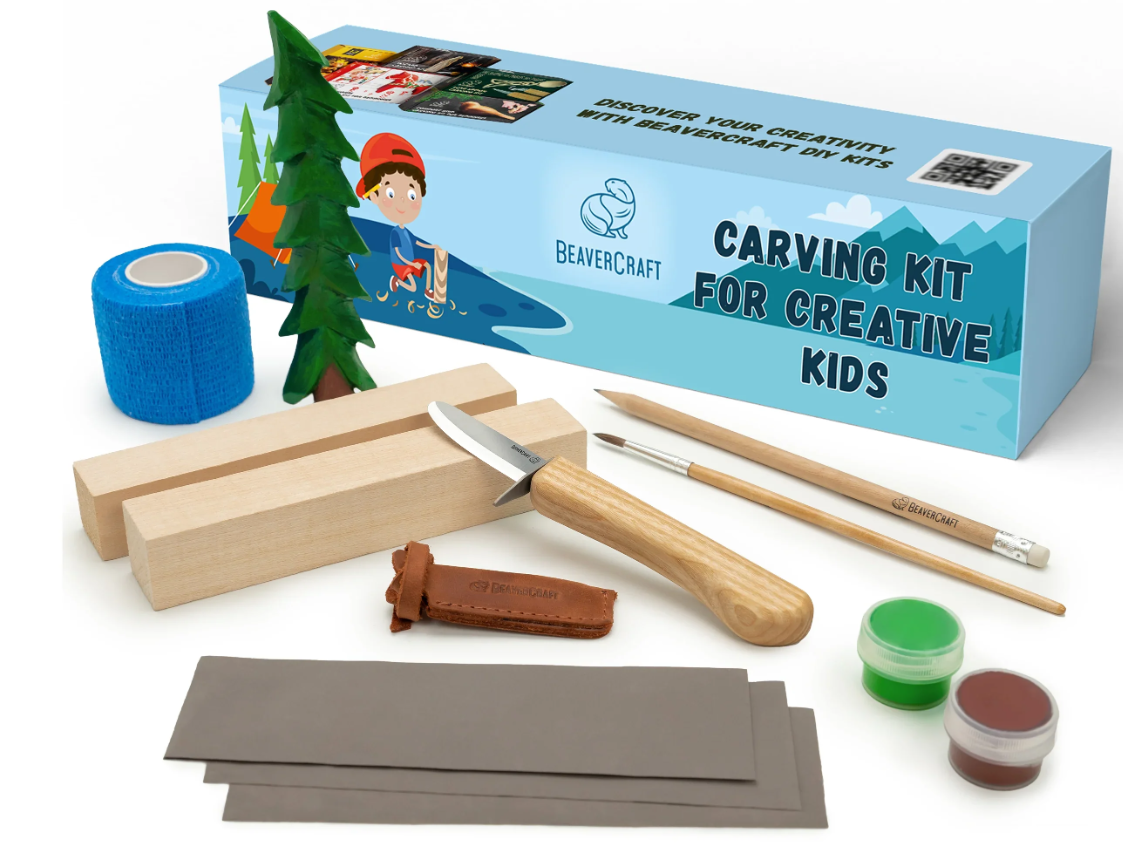 BEAVERCRAFT® Tálgunarsett Grenitré