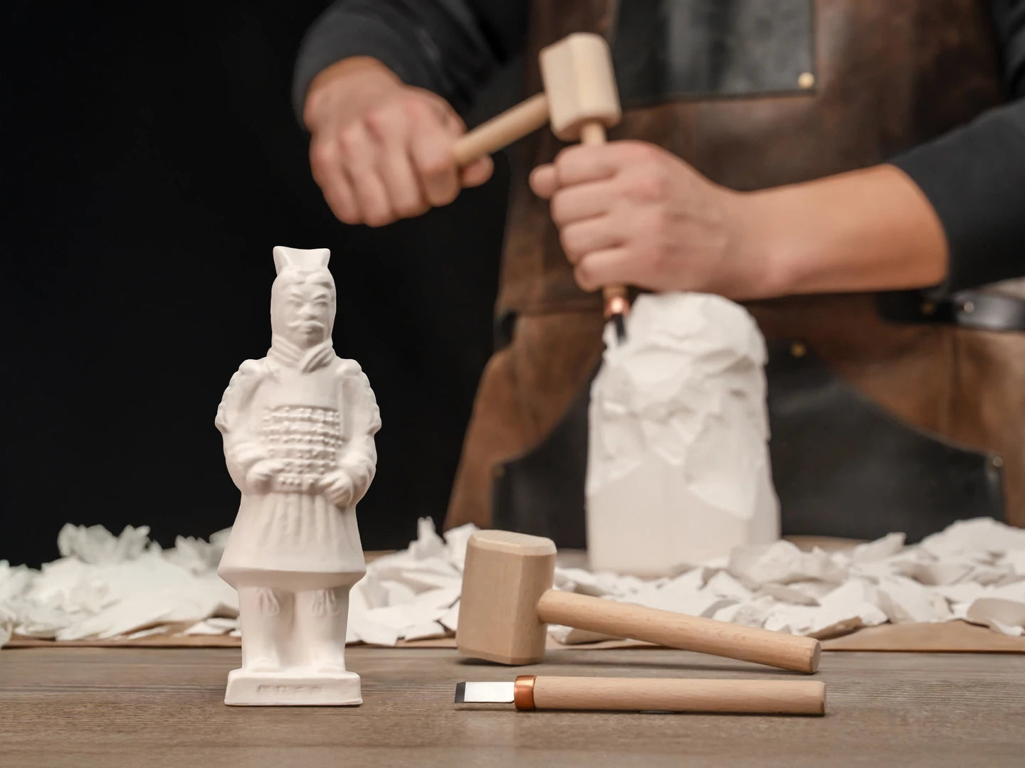 BEAVERCRAFT® Myndhöggvarasett (Terracotta Warrior)