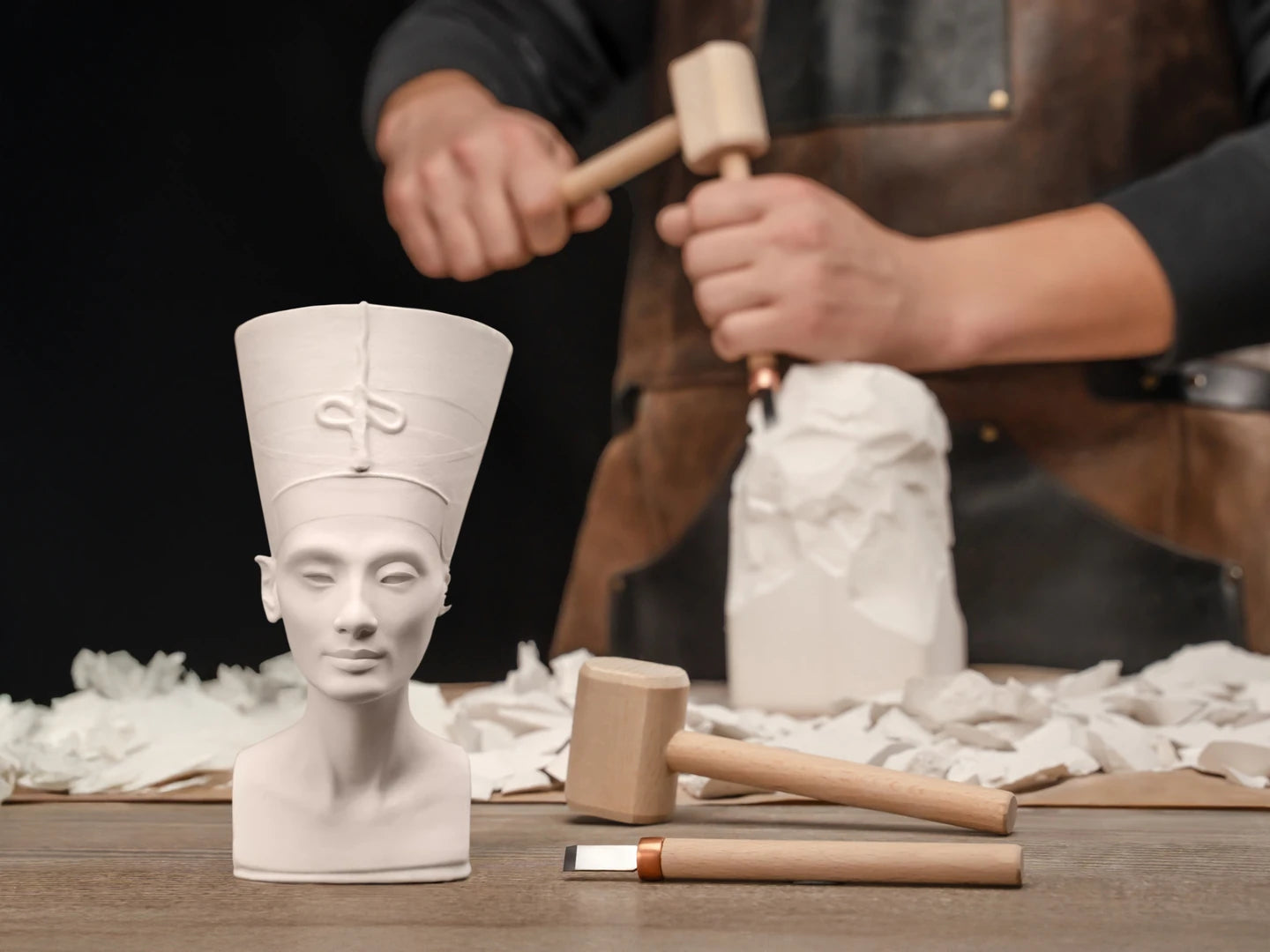 BEAVERCRAFT® Myndhöggvarasett (Nefertiti)
