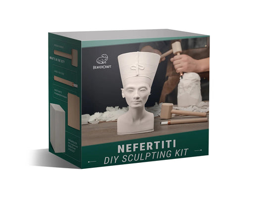 BEAVERCRAFT® Myndhöggvarasett (Nefertiti)