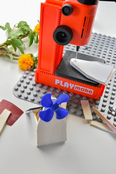 PLAYmake 4in1 – Trésmíðaverkstæði fyrir börn 5 ára +