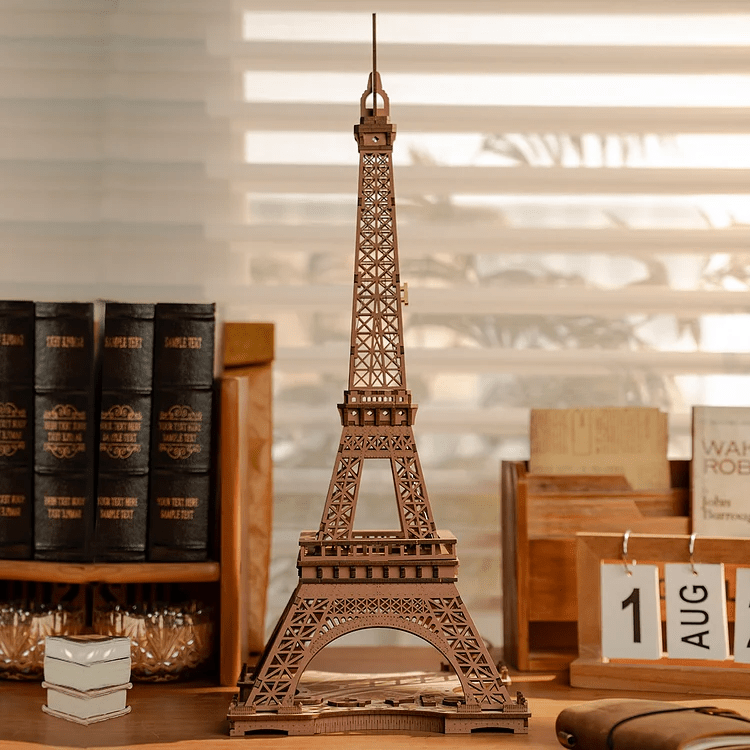 ROLIFE® Þrívíddar viðarpúsl - Eiffel Turninn Stór