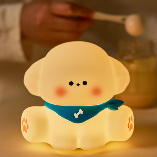 Mjúkur sílikon lampi - Sætur hvolpur