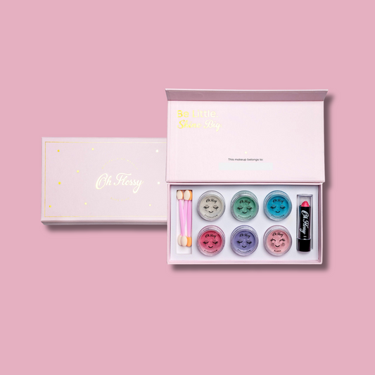 OhFlossy® Barna Make Up Sett - Stórt