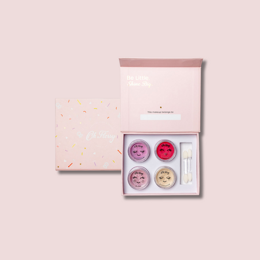 OhFlossy® Barna Makeup Sett - Lítið