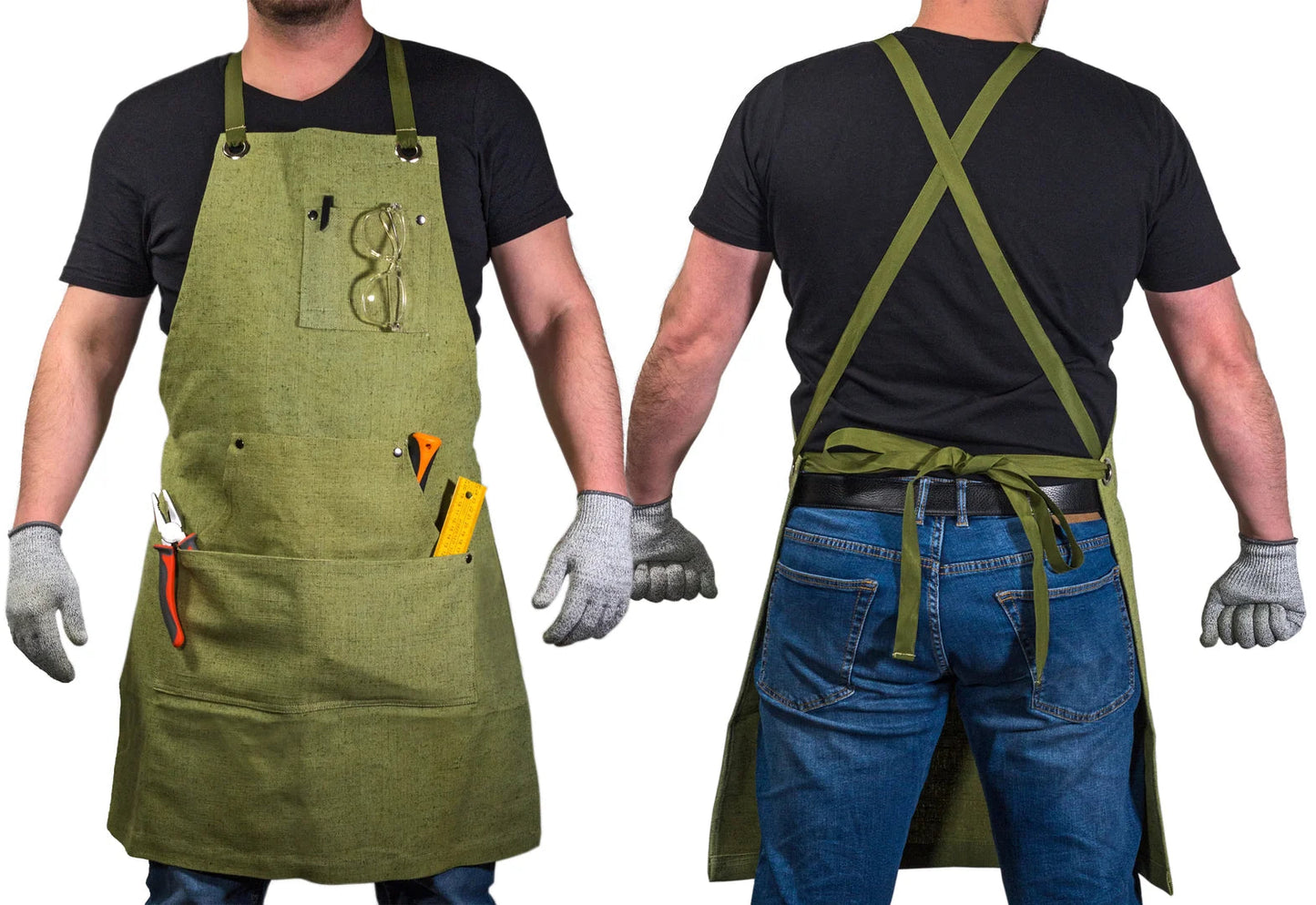 BEAVERCRAFT® Græn vinnu svunta - AP1
