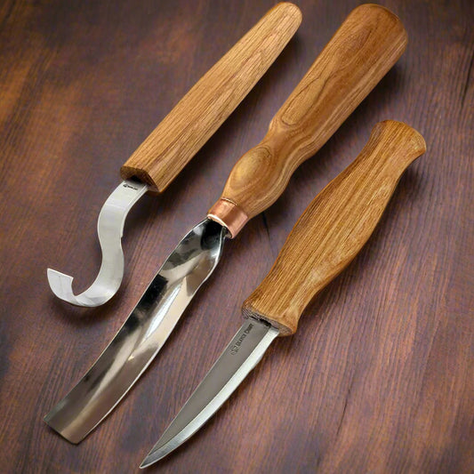 BEAVERCRAFT® Skeiðaskurðarsett (3 verkfæri) S14