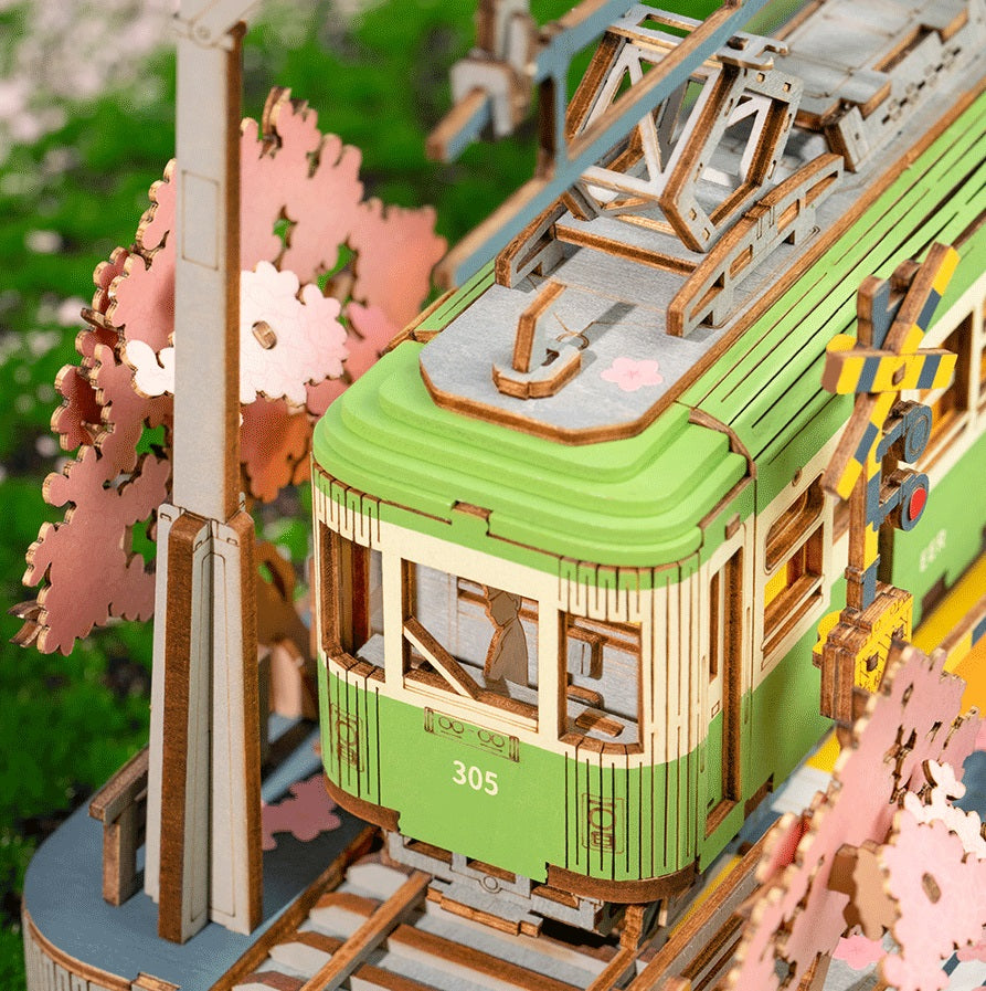 ROLIFE® Þrívíddar viðarpúsl - Japönsk lest