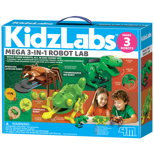 4M® KidzLabs - Mega 3-in-1 Robot Lab