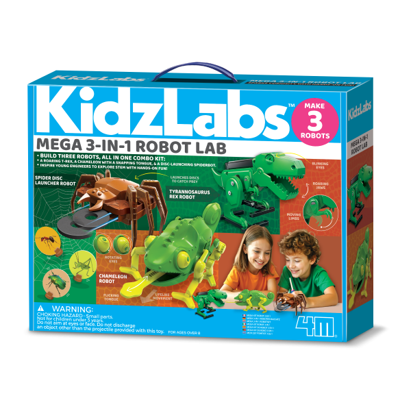 4M® KidzLabs - Mega 3-in-1 Robot Lab