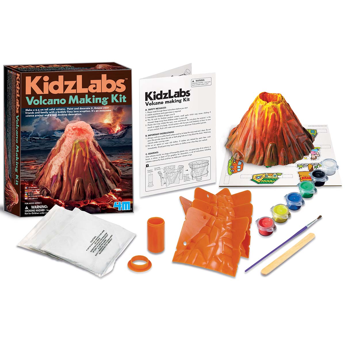 4M® KidzLabs - Volcano Making Kit