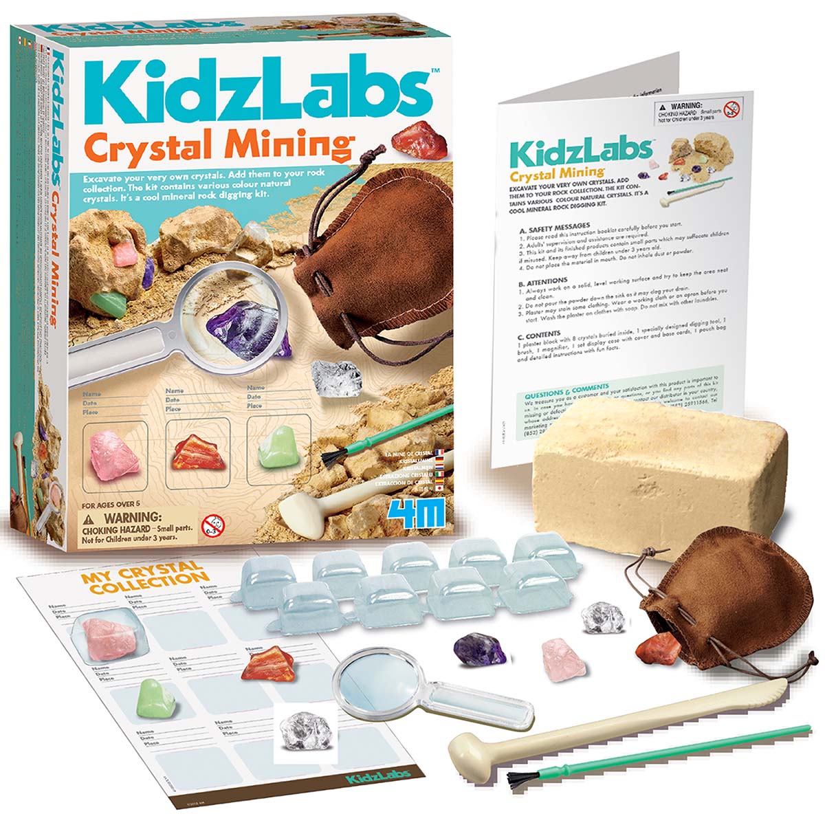 4M® KidzLabs - Crystal Mining