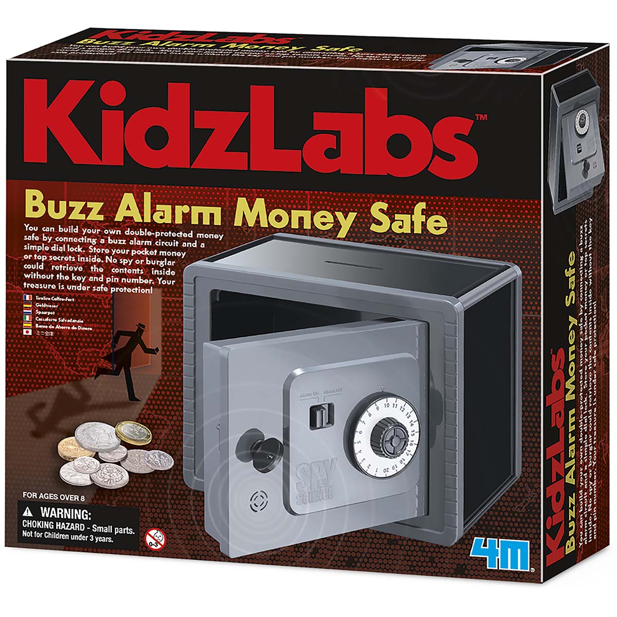 4M® KidzLabs - Buzz Alarm Money Safe