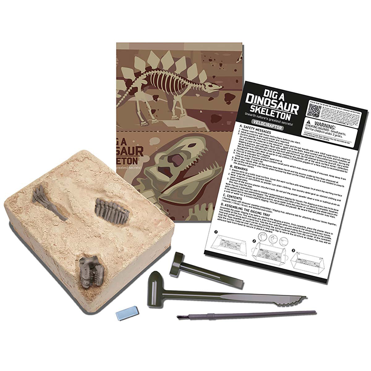 4M® KidzLabs - Dig a Dinosaur Velociraptor