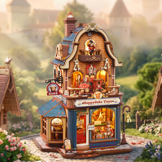 ROKR® Þrívíddar viðarpúsl - Happyduke Toys