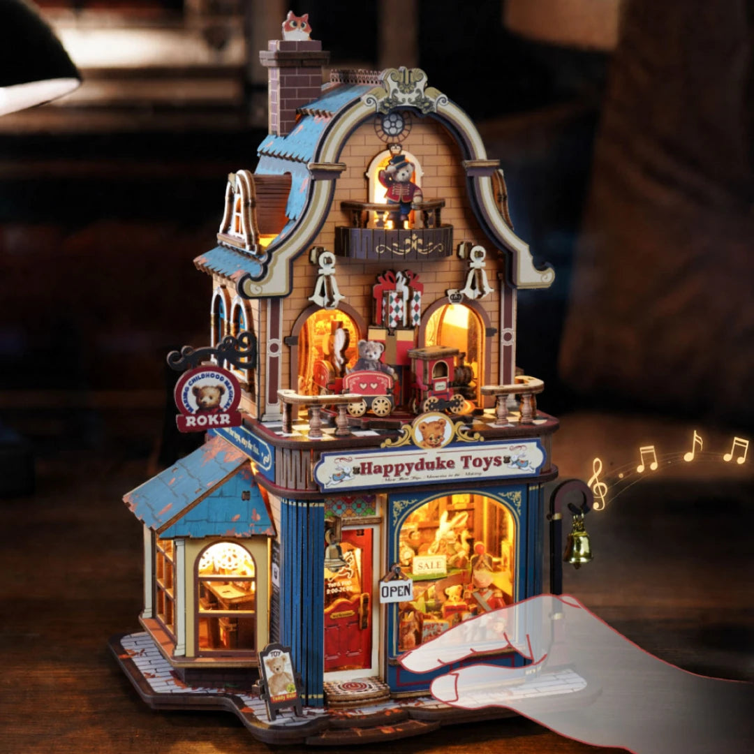 ROKR® Þrívíddar viðarpúsl - Happyduke Toys