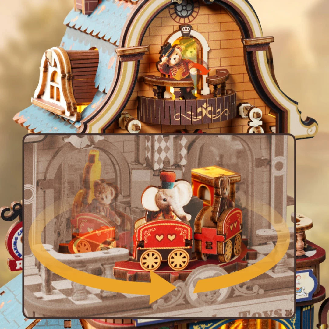 ROKR® Þrívíddar viðarpúsl - Happyduke Toys